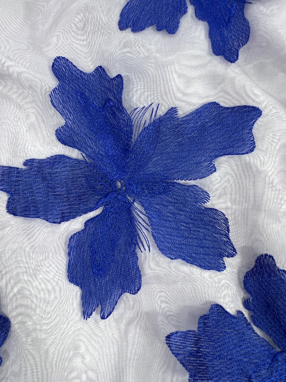 Rebecca Taylor Lavender Blue Floral Applique Sleeveless Blouse Top 6 215035T248 - Picture 3 of 7